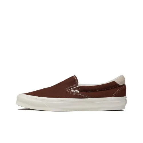 VANS Slip On Series 59 L Low Top Скейтборд Кроссовки Unisex Коричневый