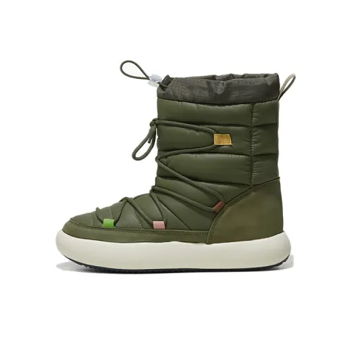 Norman Walsh противоскользящие устойчивые к истиранию высокие сноубутсы унисекс оливково-зеленый