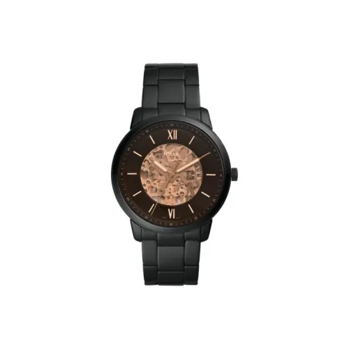 FOSSIL Автоматический Механический Механизм Мужские Часы 44 мм Черный