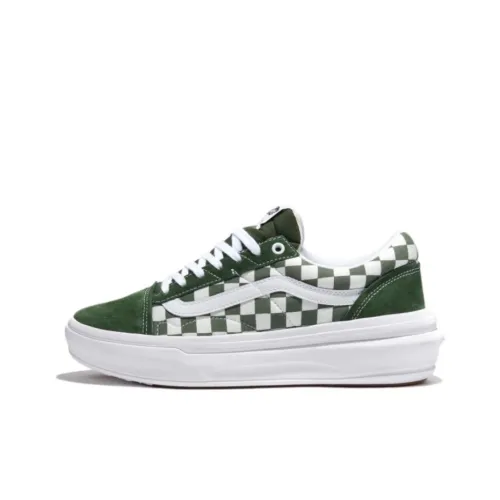 Vans Old Skool Collection OVERT Low Топ Скейтборд Кроссовки Унисекс Зеленый Белый