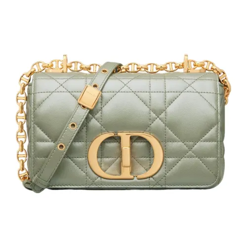DIOR Caro Перламутровый Овчина Сумка через плечо Сумка на плечо Женская Светлый Кактус Зеленый