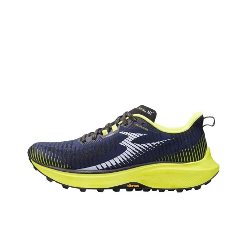 361° Низкий топ Беговые кроссовки Мужской Синий Желтый