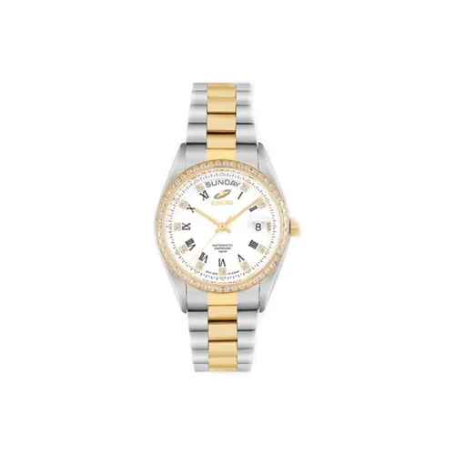 ENICAR Автоматический механический механизм Мужские часы 38mm*11,05mm Белый