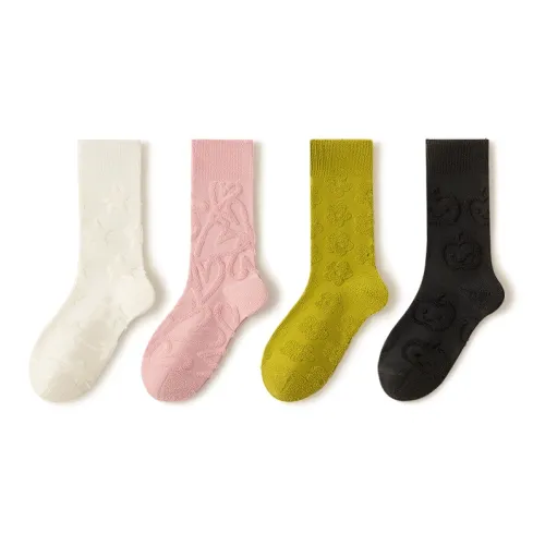 SHIWAJI Носки Crew Женские упаковка из 4 пар