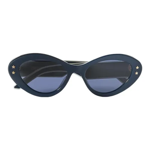 DIOR Кошачий глаз Солнцезащитные очки Женские Темно-синий