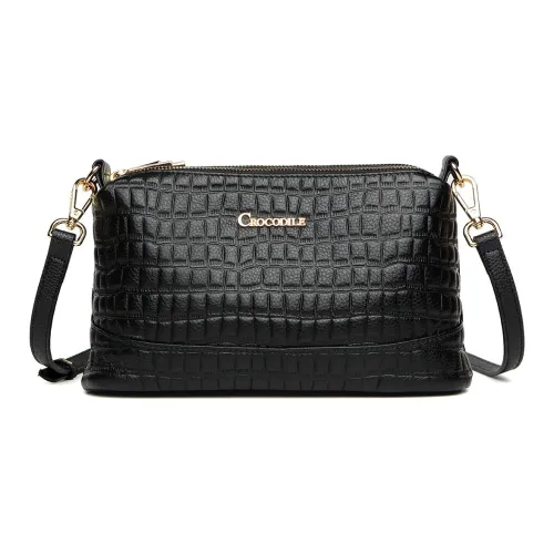 Крокодил Коровья кожа с микрофиброй Синтетическая кожа Сумка через плечо Сумка на плечо Женская