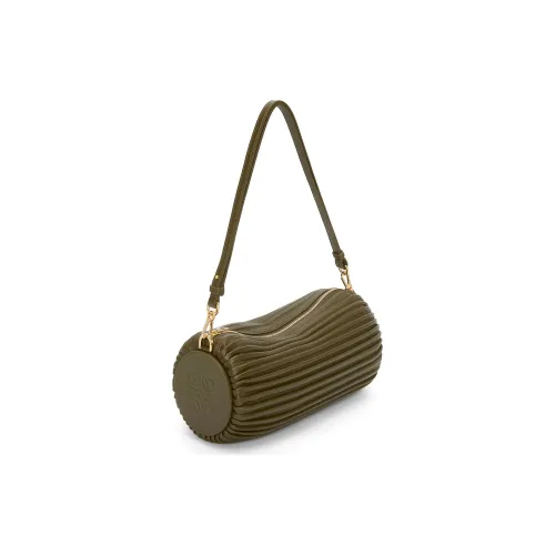 LOEWE Овчина Сумка Сумка через плечо Женская Темно-хаки Зеленая