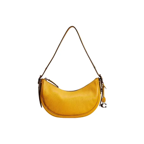 COACH Luna Мягкая кожа Half moon Сумка на плечо Сумка Сумка через плечо Женская