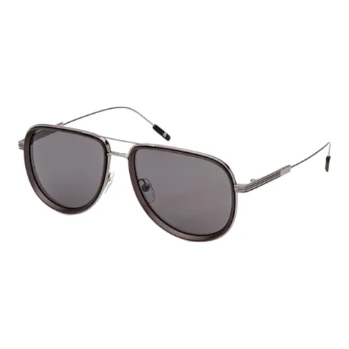 Zegna Aviator Солнцезащитные очки Мужские Серые