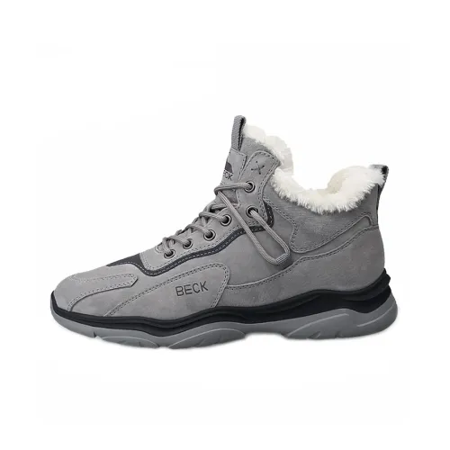 BECK Slip-resistant Abrasion-resistant Thermal High Top Casual Men's BECK Противоскользящий Износостойкий Термический Высокий Топ Повседневный Мужской