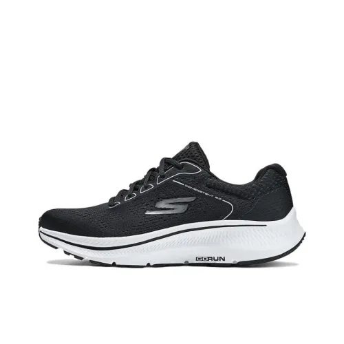 Skechers Go Run Consistent 2,0 Износостойкий и Легкий Низкий Топ Casual Мужской Черный Белый