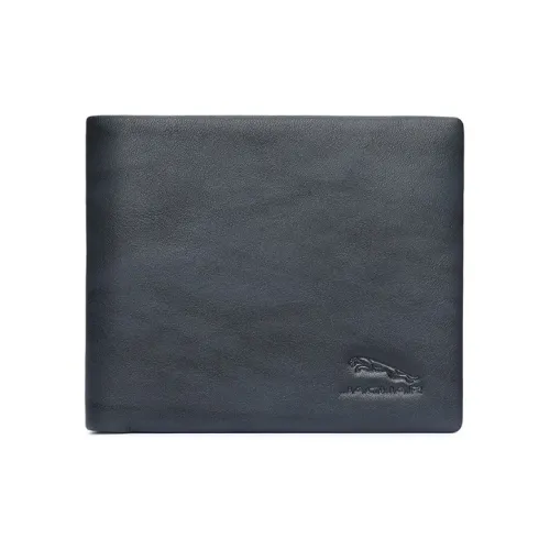 JAGUAR Коровья кожа Кошелек Мужской Серый