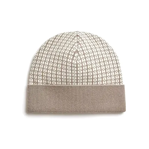 HERMES Кашемир Шапки-бини Унисекс Бежевый