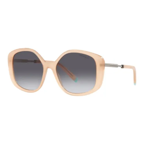 TIFFANY CO. Металл Пластик Нерегулярная форма Солнцезащитные очки Женские Желтый