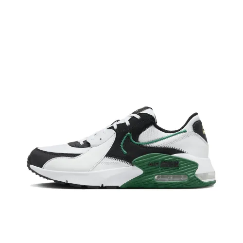 Nike Air Max Excee Амортизация Износостойкий Низкий Топ Повседневная Обувь Мужская Черная Зеленая