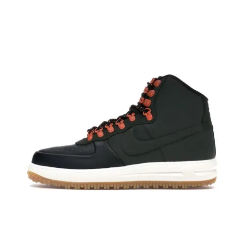 Nike Air Force 1 Duckboot 18 Легкие и Дышащие Высокие Кроссовки для Скейтбординга Унисекс Черные