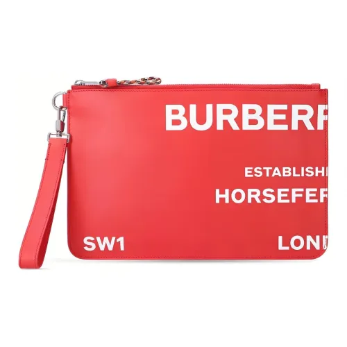 Burberry Кожа Клатч Мужской Красный