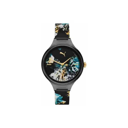 PUMA Женские часы Кварцевый механизм Пластиковый корпус PC Ремешок 36 мм Многоцветный циферблат Часы