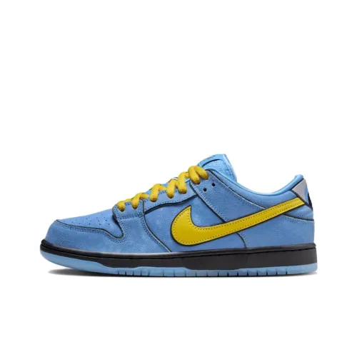 Powerpuff Girls x Nike Dunk SB Low Топ Скейтборд Кроссовки Unisex Light Синий