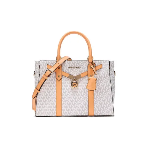 MICHAEL KORS Nouveau Hamilton Искусственная кожа Одно плечо Сумка Большая Женская Оранжевая