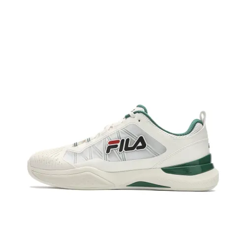 FILA SPEED SERVE Дышащий Покрытие Поддержка Низкий Топ Теннисные Кроссовки Мужские Белые Зеленые