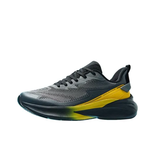 ANTA Амортизация Износостойкие Низкие Кроссовки для Бега Мужские Черные Серые Желтые