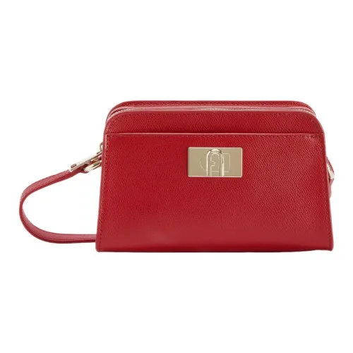 Furla 1927 Collection Кожа Сумка через плечо Сумка на плечо Мини Женская Венеция Красный