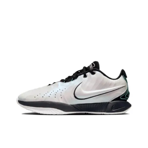 Nike Lebron 21 Low Топ Баскетбольные Кроссовки Мужские Silver Black Международная Версия