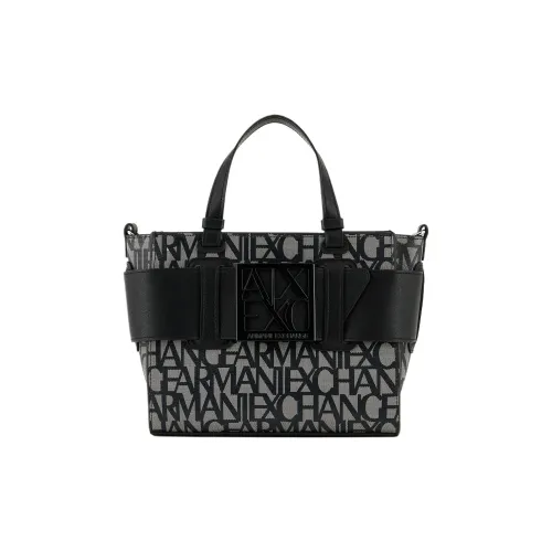 ARMANI EXCHANGE Хлопок Тоут Сумка Сумка для покупок Сумка среднего размера Женская Черная