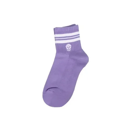 Alexander McQueen Низкие носки женские 1 упаковка фиолетовые