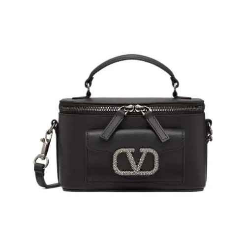 Valentino Locò Телячья кожа Сумка через плечо Сумка Мини Женская Черная