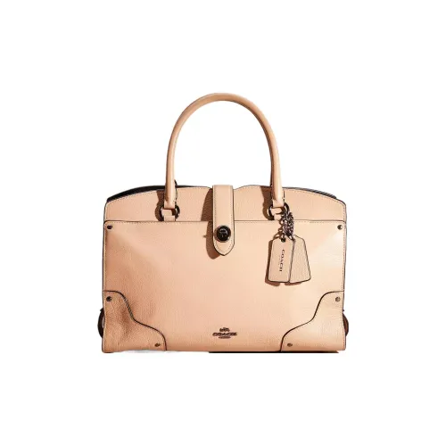 COACH Bleecker кожаная сумка женская CAMEL