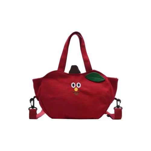 Boniu Холщовая сумка Сумка через плечо Маленькая женская Желтая Красная