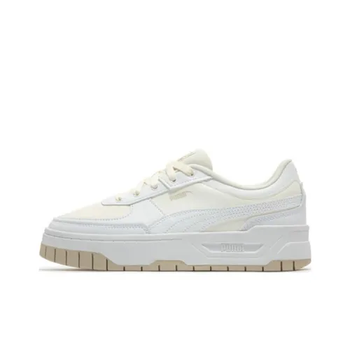 PUMA Cali Dream Скейтборд Кроссовки Низкие Бежевые Белые Женские