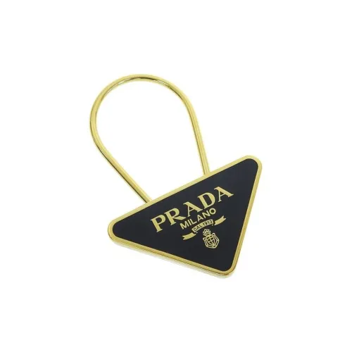 PRADA Брелоки Унисекс Черное Золото
