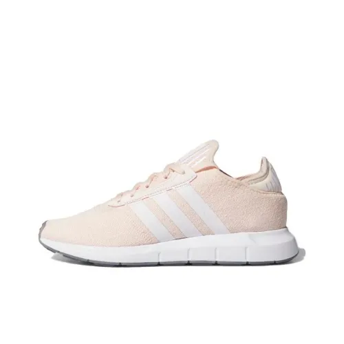 Adidas Originals Swift Run X Slip-resistant Low Top Casual Running Shoes Women's Pink White Adidas Originals Swift Run X Slip-resistant Низкий Топ Повседневные Беговые Кроссовки Женские Розовый Белый