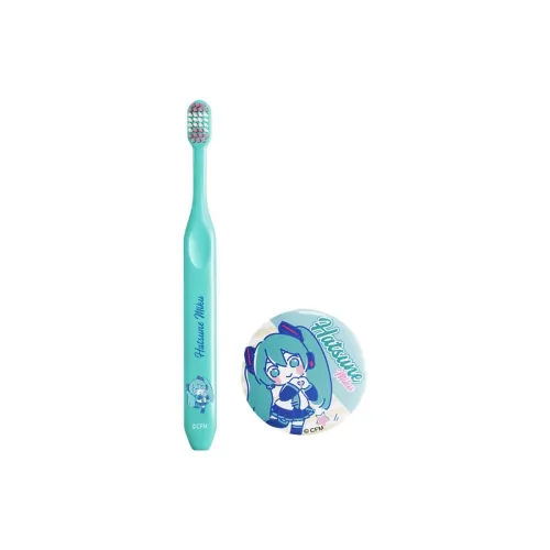 Spiritual Creations Hatsune Miku Love Teeth Collection Мягкий щетина Зеленый розовый Зубная щетка Подвески аниме-тематики