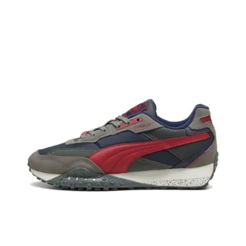 PUMA Blktop Rider Повседневный Низкий Топ Серый Синий Красный Унисекс
