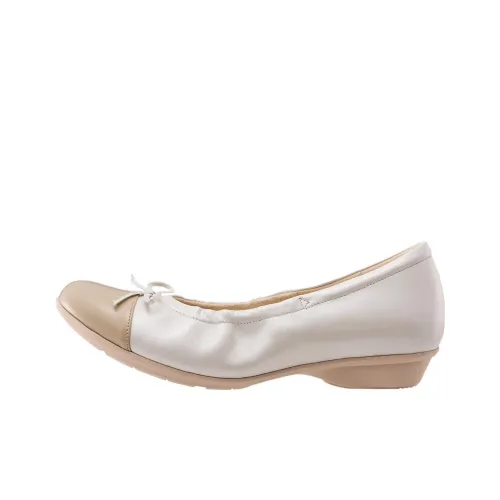 Asics Pedana Износостойкий и Водонепроницаемый Низкий Топ Повседневная Обувь Женская Экрю