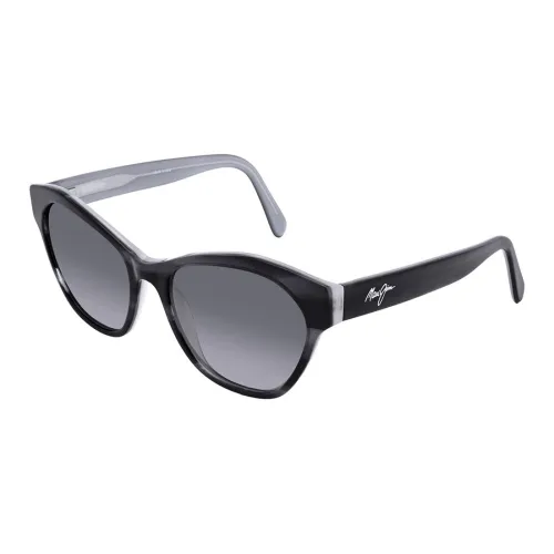 Maui Jim Ацетат Нерегулярная форма Солнцезащитные очки Женские Черный