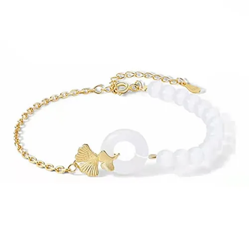 MUYAN Цветная глазурь Как удачливо иметь Гинкго Браслеты Женские