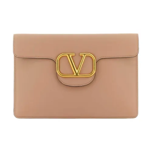 Valentino Телячья кожа Клатч Женские Хаки