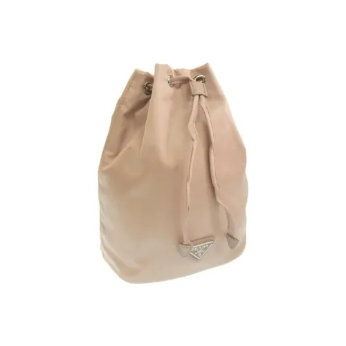 PRADA Nylon Clutch Женские Beige