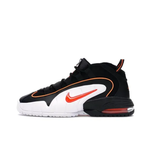 Nike Air Max Penny Износостойкий Wa Легкий MID Топ Повседневная обувь Унисекс Белый черный