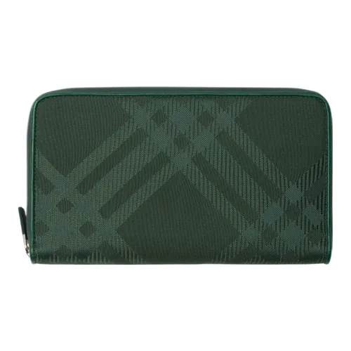 Burberry Полиамид Смешанный с Полиэстер Кошелек Большой Мужской Лоза Зеленый