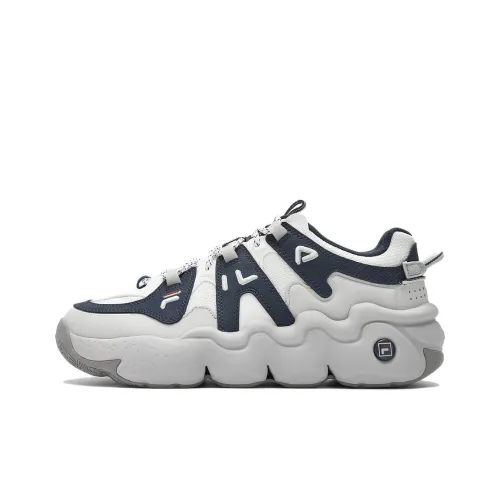 FILA Panini Винтажные баскетбольные кроссовки High Top Blue с White Lettering Men's