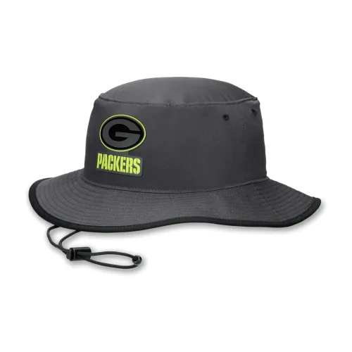 nike Хлопок полиэстер Шляпы ведра Мужской Серый