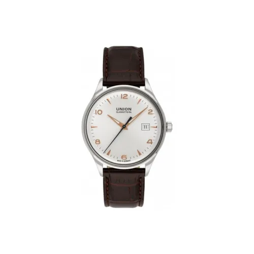 UNION GLASHUTTE/SA Механический механизм Мужские часы 40мм*9,95мм Серебряный