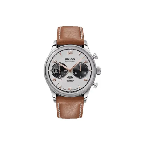 UNION GLASHUTTE/SA Автоматический механический механизм Мужские часы Noramins Collection 42mm*14,45mm Белый