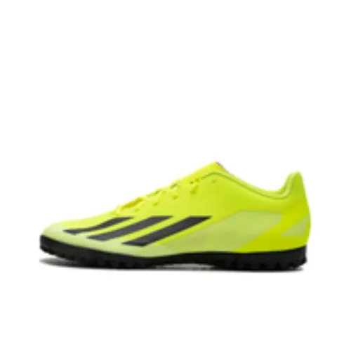 Adidas X CRAZYFAST Футбольные бутсы Низкий топ Неоново-желтый Унисекс